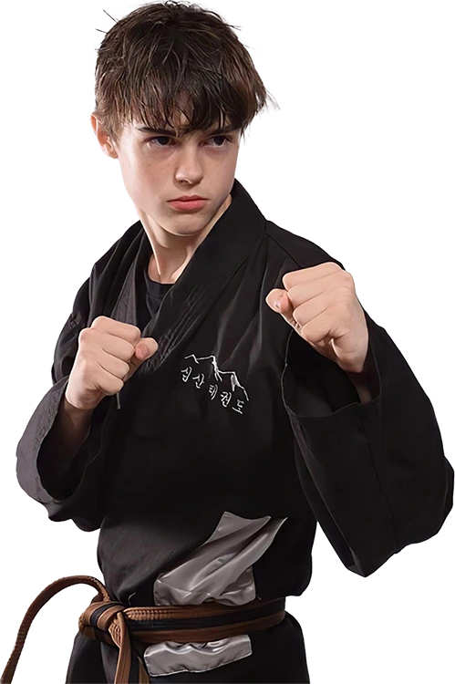 Student of taekwondo classes